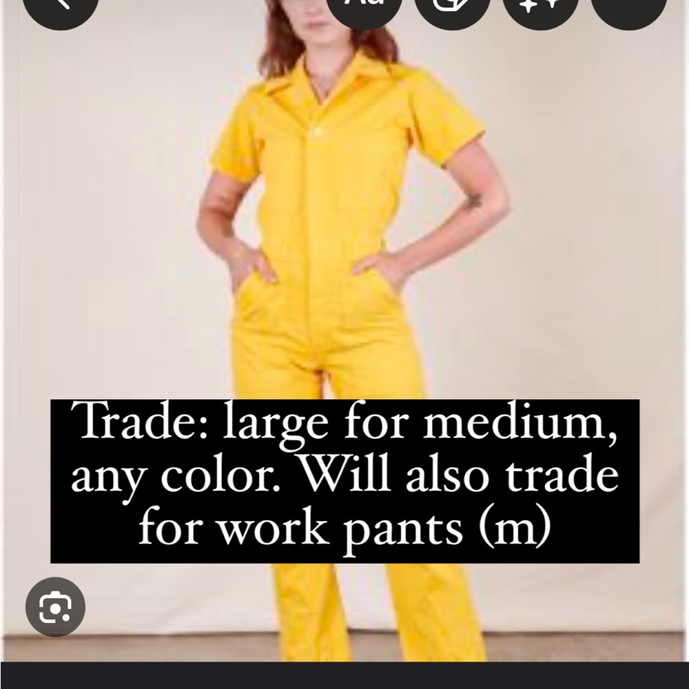 Trade: big bud press shortsleeve jumpsuit (sample sale)